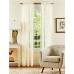 Best reviews of ❤️ Vermont Country Store Classic Sheers 56 Inch French Tuck Tailored Panel Natural ⭐