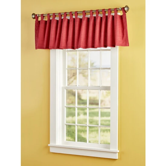 Best reviews of 🤩 Vermont Country Store Solid Cotton Duck Tab Top Valance Natural ✔️ - Image 3