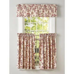 Buy ⭐ Vermont Country Store Woodland Hills Rod Pocket Tiers Blue ⭐