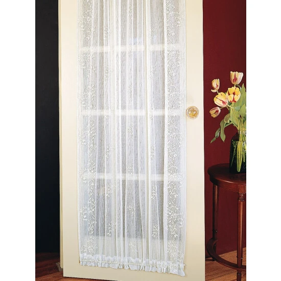 Flash Sale π Vermont Country Store Divine Sheer Rod Pocket Door Panel White π - Image 3