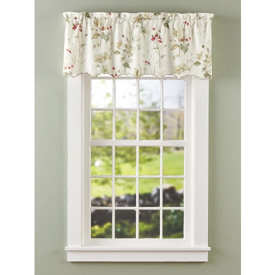 Top 10 β Vermont Country Store Mille Fleur Rod Pocket Tailored Valance Natural π―