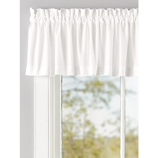 Best reviews of โ Vermont Country Store Classic Hemstitch Rod Pocket Tailored Valance White โ๏ธ - Image 2