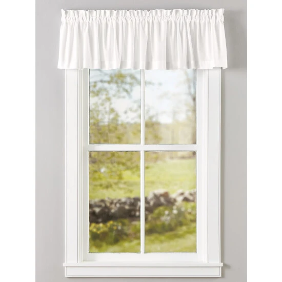 Best reviews of โ Vermont Country Store Classic Hemstitch Rod Pocket Tailored Valance White โ๏ธ - Image 4