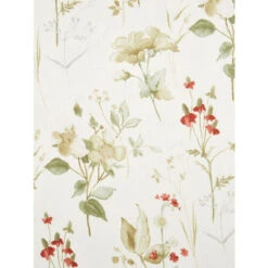 Best Sale ⭐ Vermont Country Store Mille Fleur Rod Pocket Panel Natural 🤩