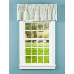 Best Pirce ๐ Vermont Country Store Soft Linen Rod Pocket Tailored Valance Navy ๐