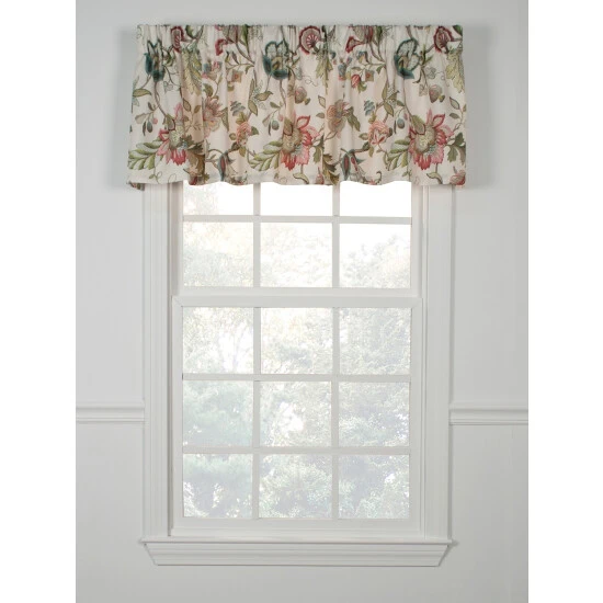 Wholesale 😀 Vermont Country Store Chateau De Fleur Rod Pocket Tailored Valance ✔️ - Image 3