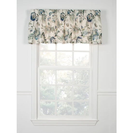 Wholesale 😀 Vermont Country Store Chateau De Fleur Rod Pocket Tailored Valance ✔️ - Image 4