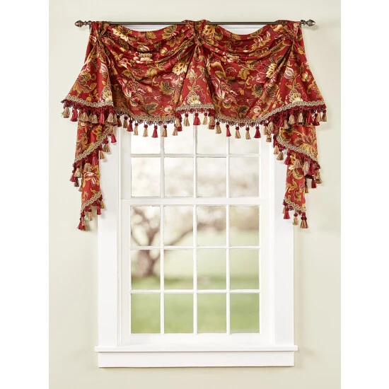 Outlet ✔️ Vermont Country Store Hearthwood Floral Victory Swag With Tassel Trim Natural 🌟 - Image 5