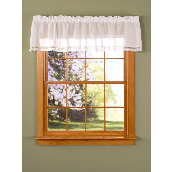 Top 10 β Vermont Country Store Brushed Fringe Rod Pocket Tailored Valance White π - Image 3