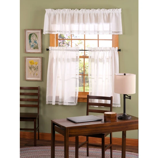 Top 10 β Vermont Country Store Brushed Fringe Rod Pocket Tailored Valance White π - Image 4