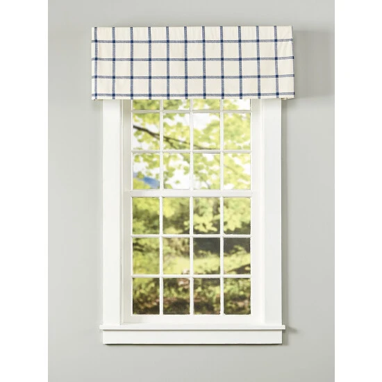 Top 10 🎁 Vermont Country Store Windowpane Plaid Rod Pocket Tailored Valance 🎁 - Image 3