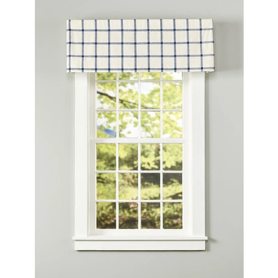Top 10 🎁 Vermont Country Store Windowpane Plaid Rod Pocket Tailored Valance 🎁 - Image 4