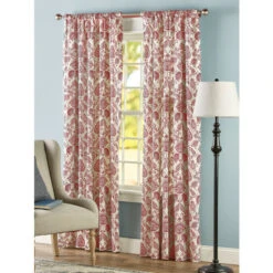 Best reviews of ๐ Vermont Country Store Country Floral Rod Pocket Curtains Navy ๐