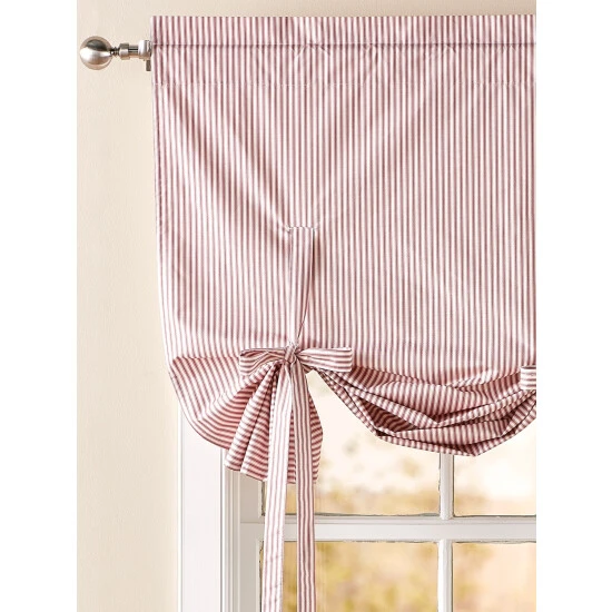 Wholesale ๐ฅฐ Vermont Country Store Insulated Ticking Stripe Tie-Up Balloon Valance Navy ๐ - Image 2