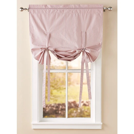 Wholesale ๐ฅฐ Vermont Country Store Insulated Ticking Stripe Tie-Up Balloon Valance Navy ๐ - Image 4