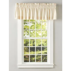 Discount ✨ Vermont Country Store Pure Muslin Rod Pocket Tailored Valance 💯