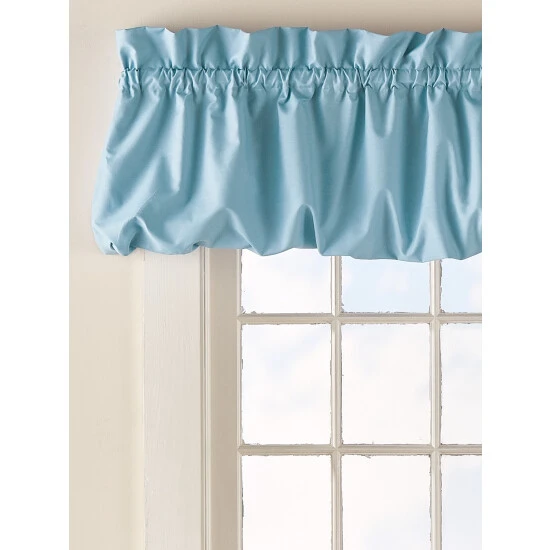 Flash Sale 👍 Vermont Country Store Carolyn's Colorful Rod Pocket Balloon Valance Almond ⭐ - Image 2