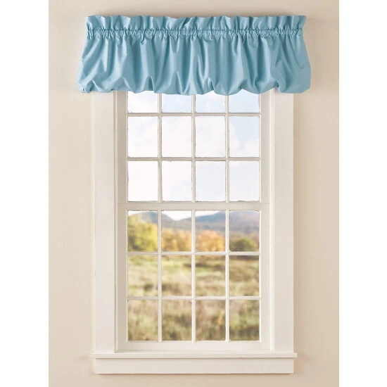 Flash Sale 👍 Vermont Country Store Carolyn's Colorful Rod Pocket Balloon Valance Almond ⭐ - Image 3