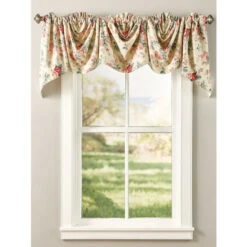 Best Sale ๐ Vermont Country Store Abbey Rose Austrian Valance Rosewood ๐