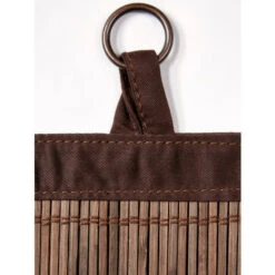 Cheapest 🛒 Vermont Country Store Ring Top Bamboo Valance Espresso 🤩