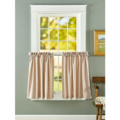 Top 10 ⌛ Vermont Country Store Petite Hobnail Trim Rod Pocket Tiers White ⌛