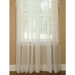 Best deal 🤩 Vermont Country Store Classic Sheers 54 Inch Rod Pocket Panel White 😍