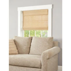 Outlet 🌟 Vermont Country Store Champlain Bay Cordless Bamboo Roman Shade White ✔️