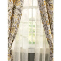 Outlet โญ Vermont Country Store Narrow Ruffles Rod Pocket Priscilla Swag Pair White ๐