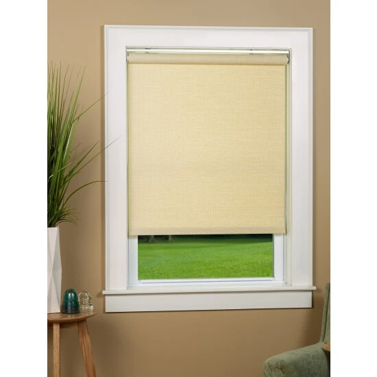 Deals β Vermont Country Store Textured Light-Filtering Woven Roller Shade White β
