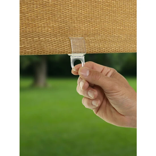 Deals β Vermont Country Store Textured Light-Filtering Woven Roller Shade White β - Image 5