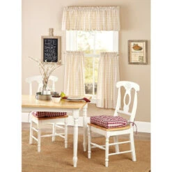 Outlet π₯ Vermont Country Store Insulated Tab Top Curtains And Valances Burgundy π₯°