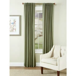 Brand new ๐ Vermont Country Store Insulated Linen-Blend Lined Rod Pocket Curtains With Back Tabs ๐งจ