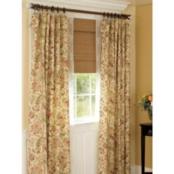 Flash Sale โญ Vermont Country Store Hatfield Floral Lined Rod Pocket Curtains Blue ๐งจ