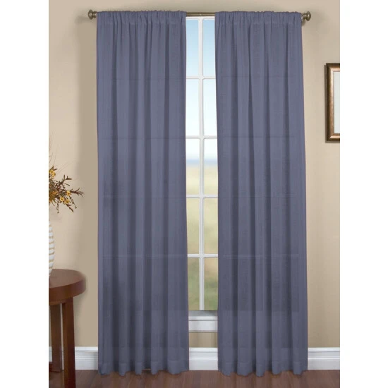 Best Pirce ๐ Vermont Country Store Sheer Linen Rod Pocket Curtains Natural ๐ - Image 6