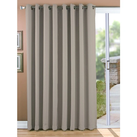 Wholesale ๐ Vermont Country Store Hudson Dot Room-Darkening Grommet Top Patio Panel Stone โญ - Image 6