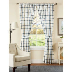 Best reviews of 😉 Vermont Country Store Maybelle Linen Rod Pocket Curtains Cayenne 💯