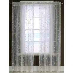 Best Sale โ Vermont Country Store Embroidered Scalloped Rod Pocket Panel Cream ๐งจ