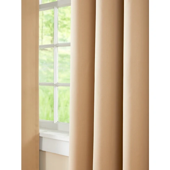 Promo ❤️ Vermont Country Store Supreme Blackout Rod Pocket Curtains With Back Tabs Gray 🎁 - Image 3