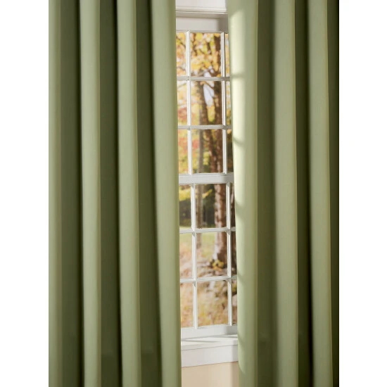 Promo ❤️ Vermont Country Store Supreme Blackout Rod Pocket Curtains With Back Tabs Gray 🎁 - Image 5