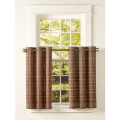 Wholesale 💯 Vermont Country Store Grommet Top Bamboo Tiers Walnut ✔️