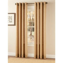 Best reviews of 🔥 Vermont Country Store Lined Sheer Linen Grommet Top Panel Gray 🤩