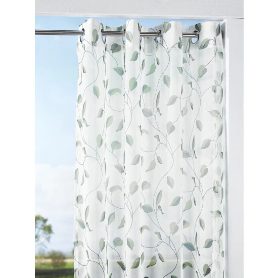 Best deal 🎁 Vermont Country Store Botanical Breezes Indoor/Outdoor Grommet Top Panel Green ❤️ - Image 5